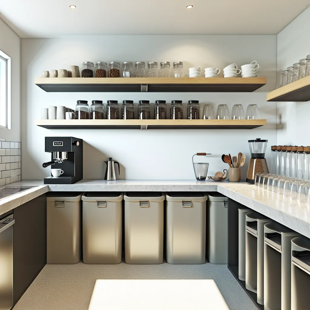 Organised, light-filled living space after a seasonal declutter
